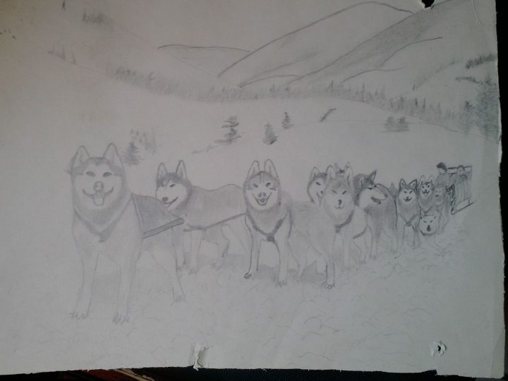 Un dibujo que hice hace casi 5 años,