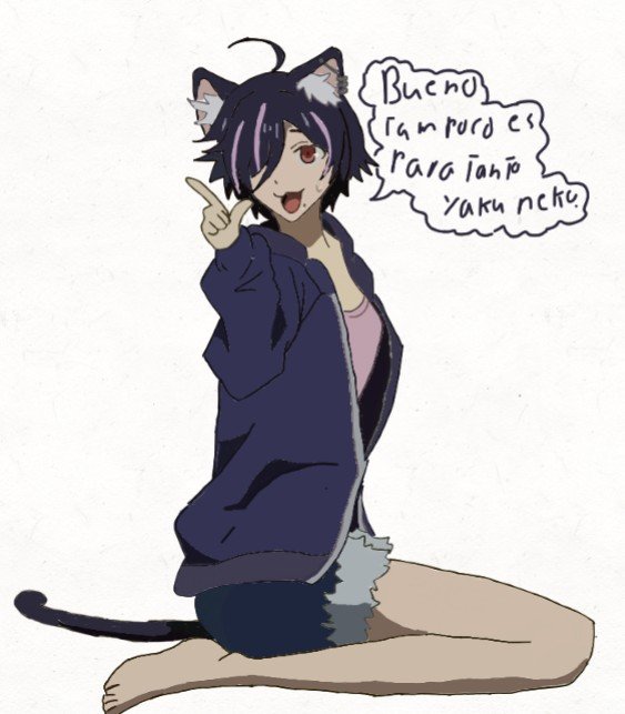 Hameneko se asustó por yakuneko