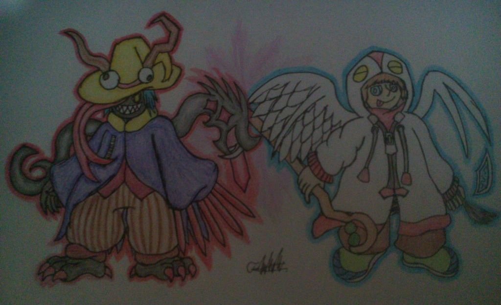 Los primeros OC's que creé en mi reverenda