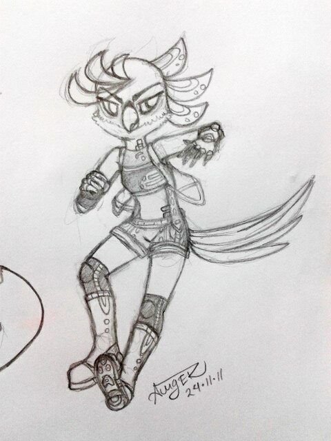Al fin un dibujo de Anger en versión