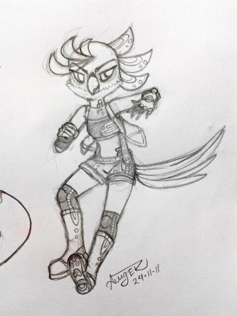 Al fin un dibujo de Anger en versión
