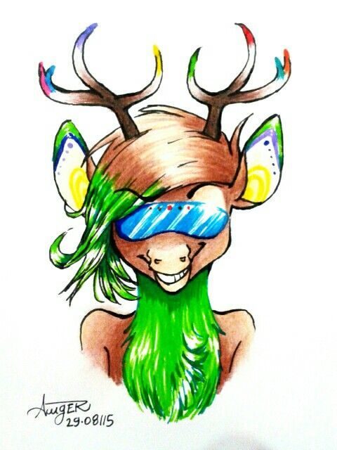 Otro dibujo de Green Forest. La que más