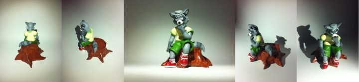 Art, el mapache callado. Una pieza para un