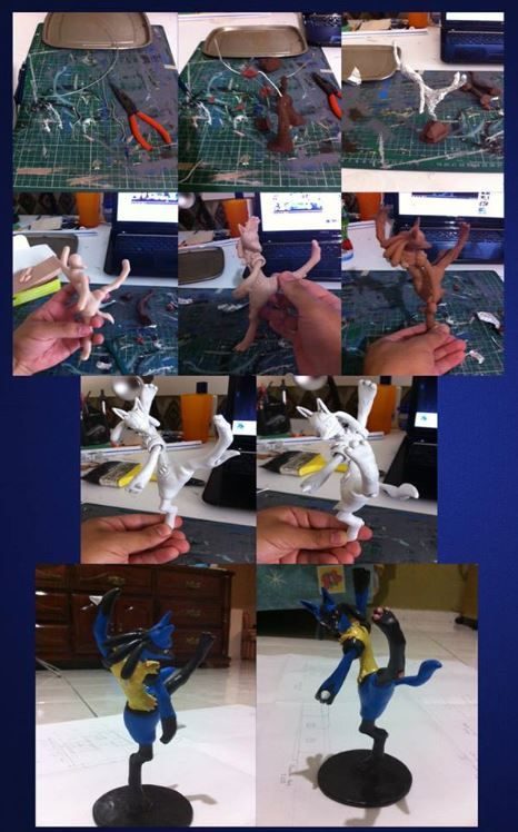 Lucario, desde el polvo. Una muestra del trabajo