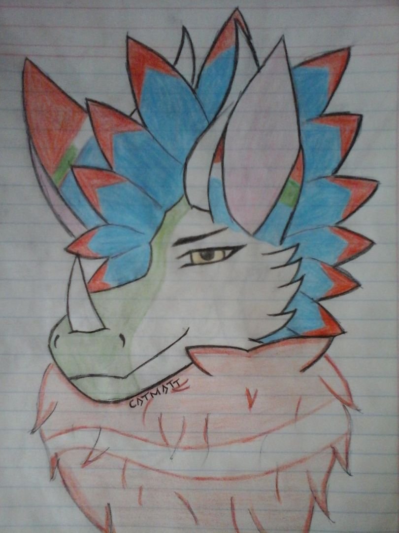 Mi parte de un art trade xD