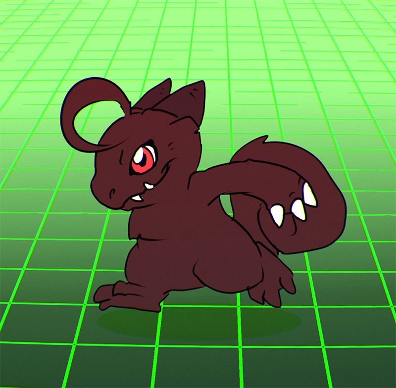DarkClefitamon Esta es la version digimon de mi