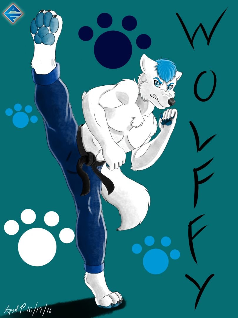 -Karate Wolf. Request para un cliente (Wolffy the