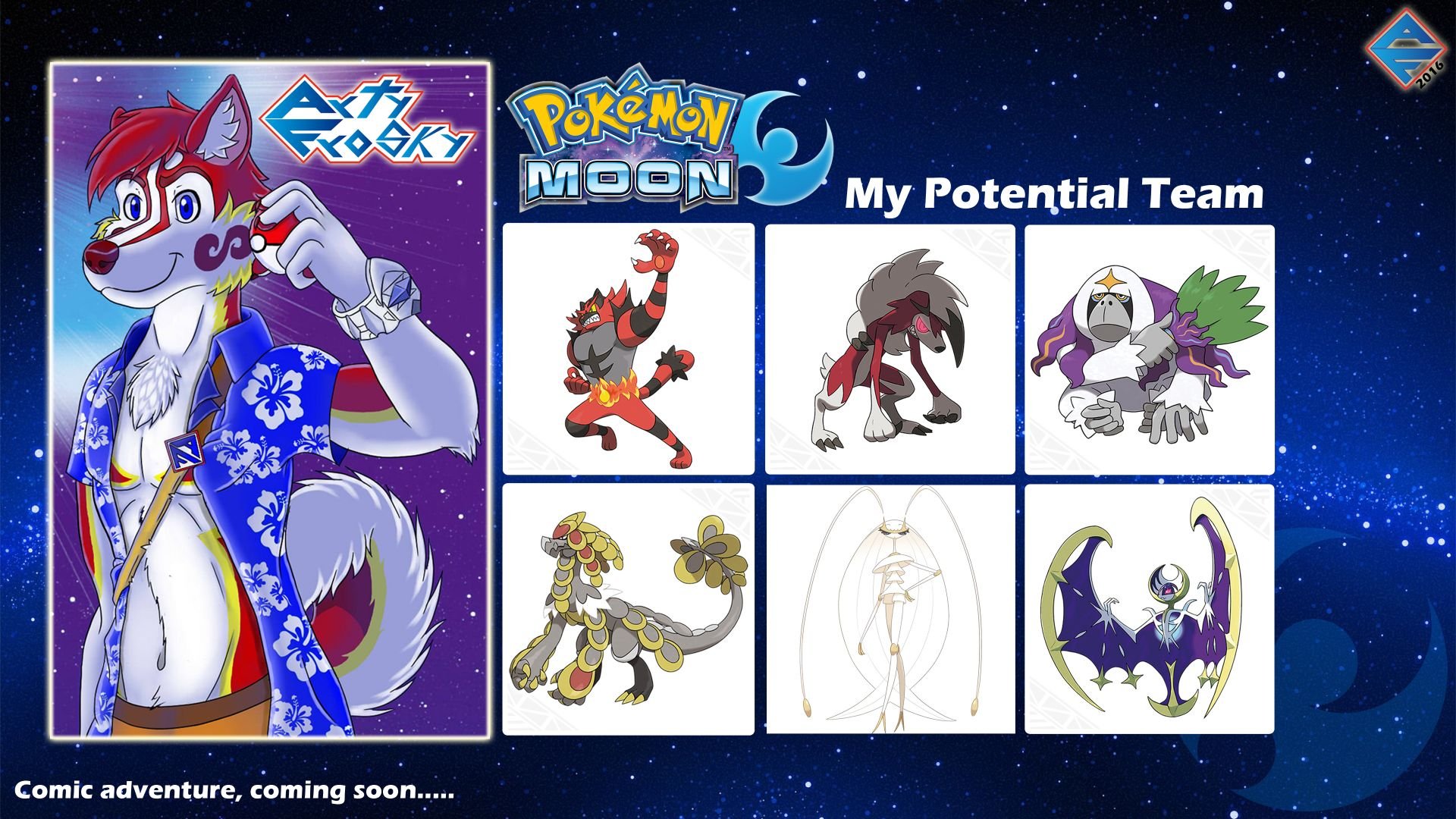 Mi equipo oficial en Pokémon Moon