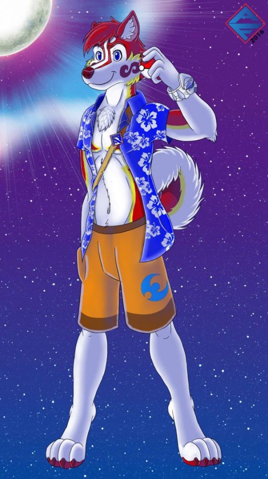 Les presento a mi fursona version alola en