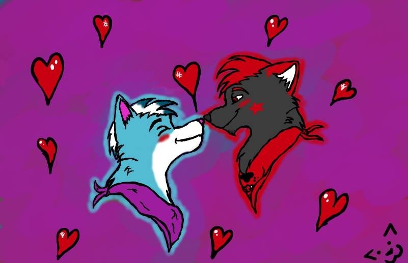 El primer dibujito sobre nosotros dos. Yeah :'3