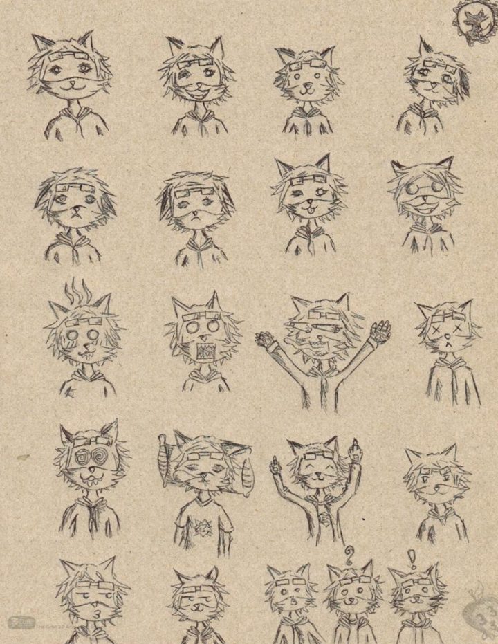 He aqui algunas expresiones faciales. owo