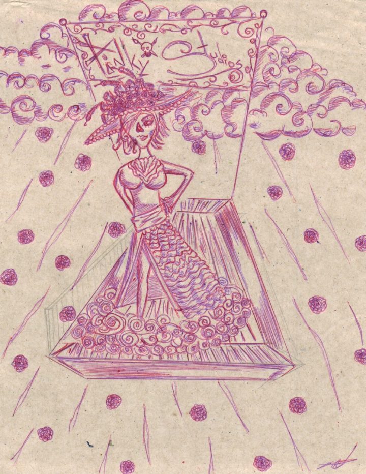 Una seductora Catrina,con un estilo muy contemporaneo.