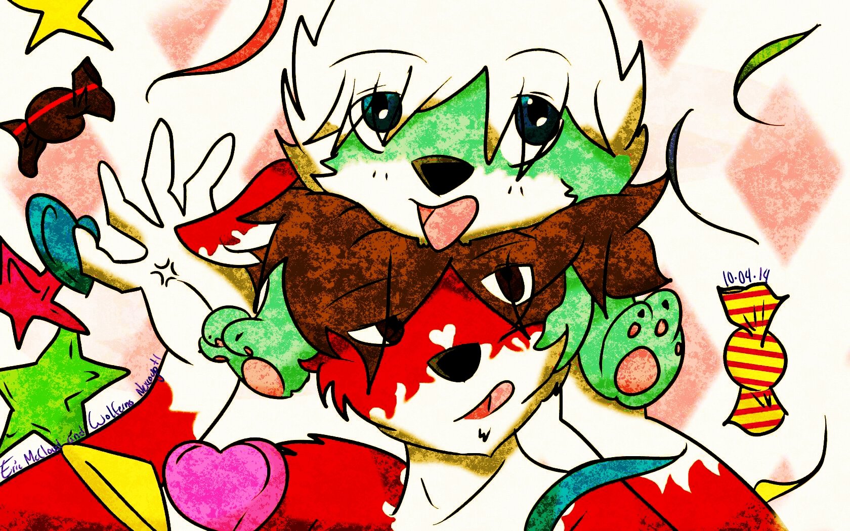 Eric and Wolferno Candy party