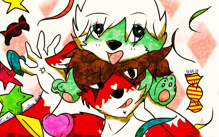 Eric and Wolferno Candy party