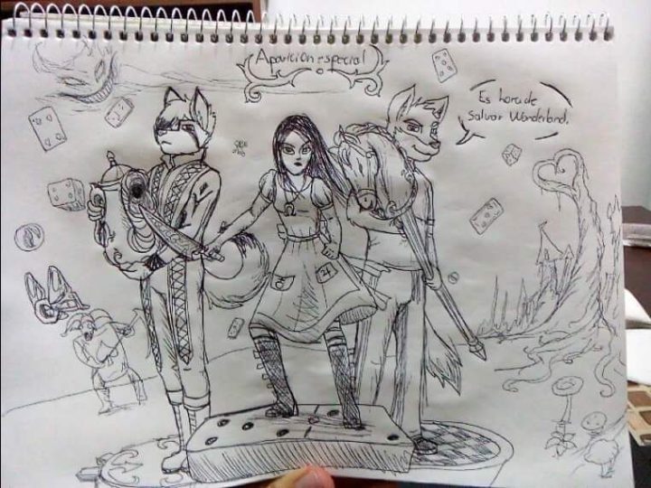 Mi fursona y la de mi amigo Carlos