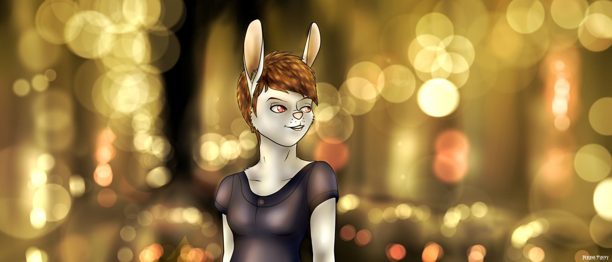 This is Nancy King a pretty rabbit trying