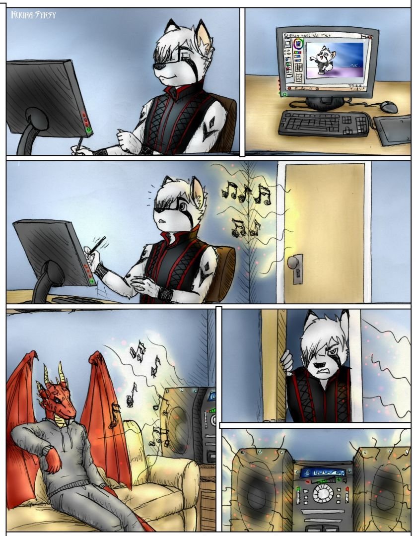 "El ruido de la musica" pagina 1