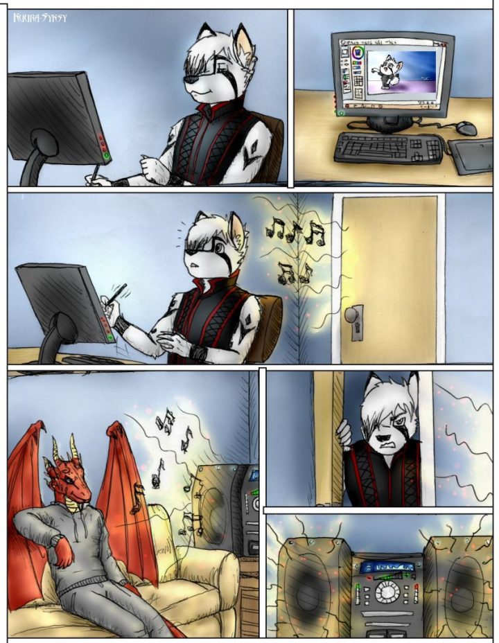 "El ruido de la musica" pagina 1
