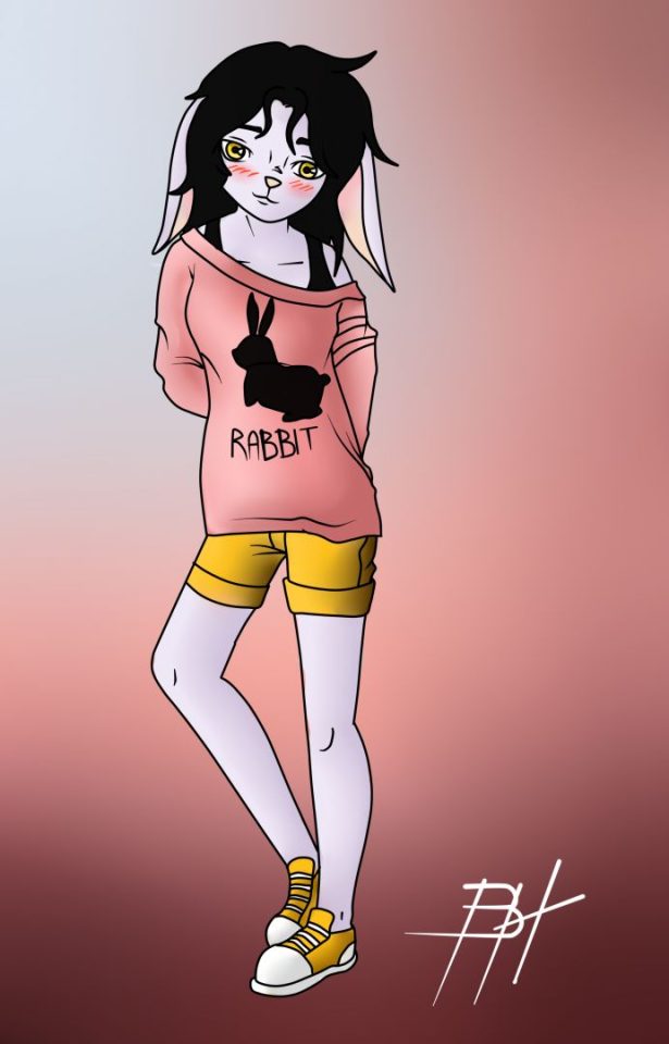 la fursona de mi amiga Gothycherry