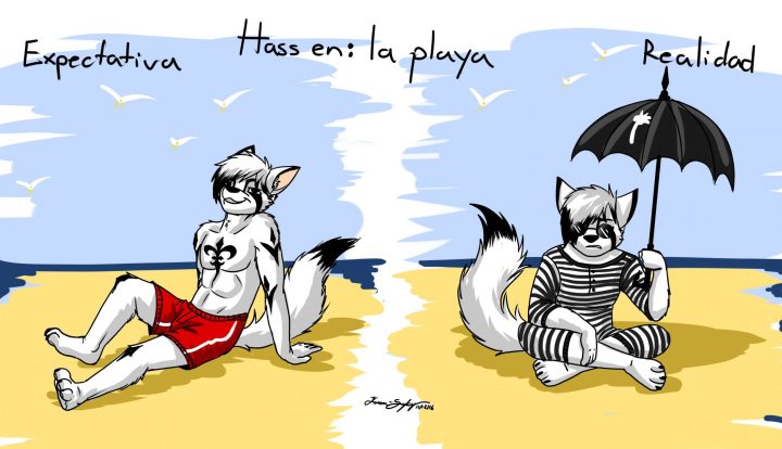 Como cuando voy a la playa XD (PD: