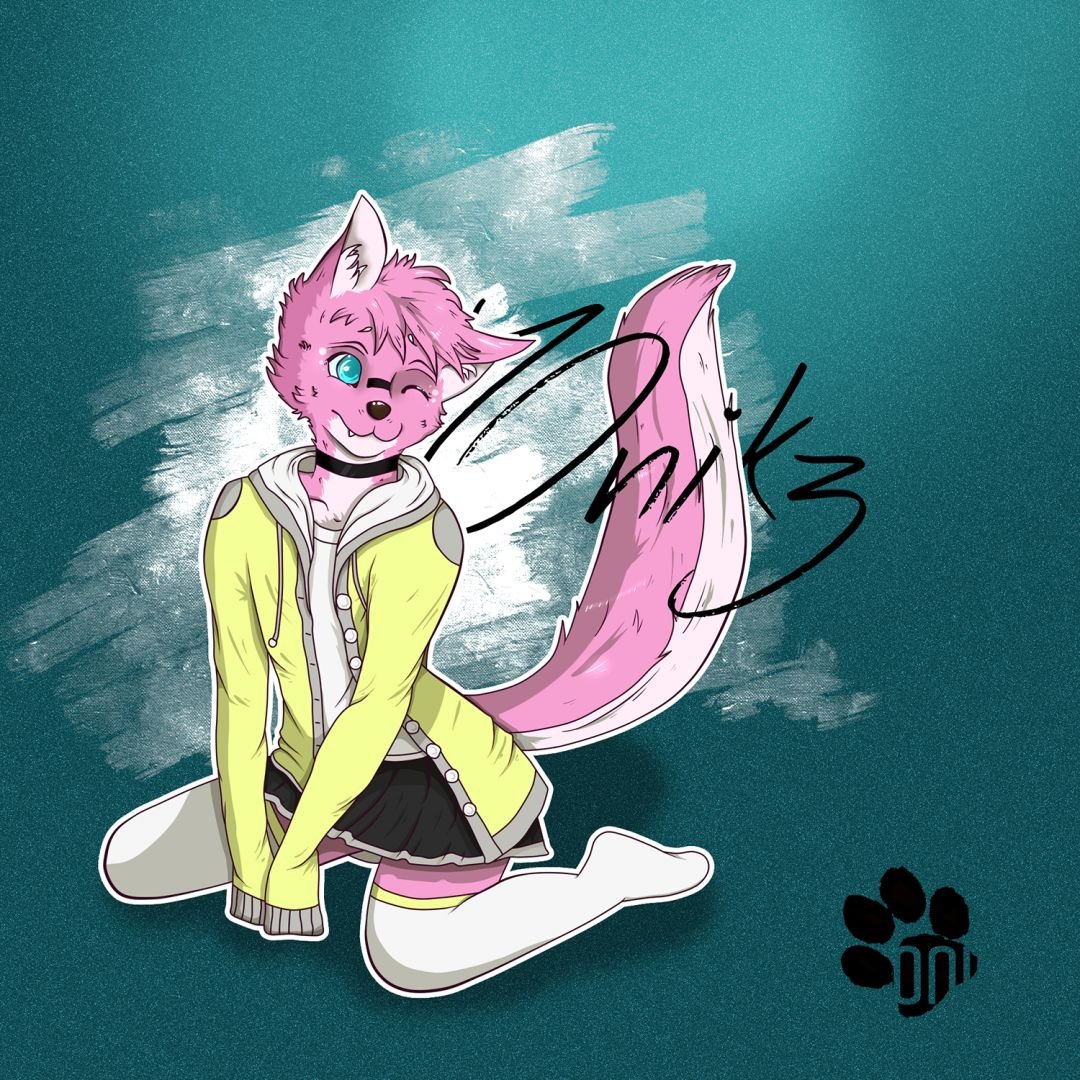 Segundo dibujo de my Fursona owo, gracias a