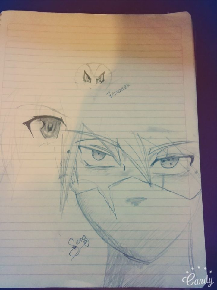 como cuando te aburres en la escuela :3