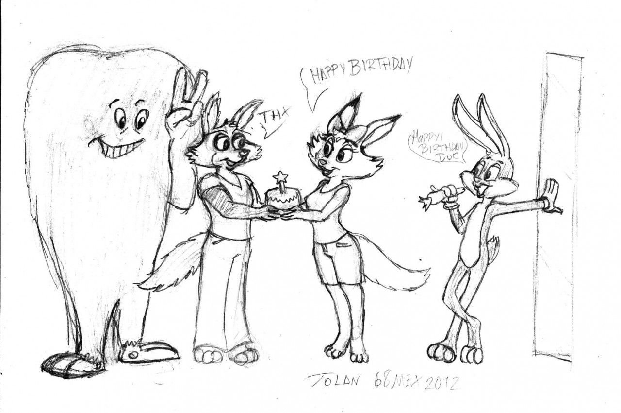 feliz cumpleaños Rokefox, al igual que Bug Bunny