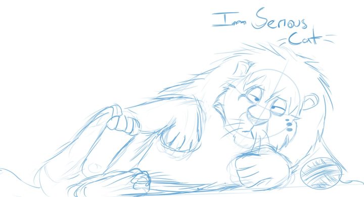 IM SERIOUS CAT