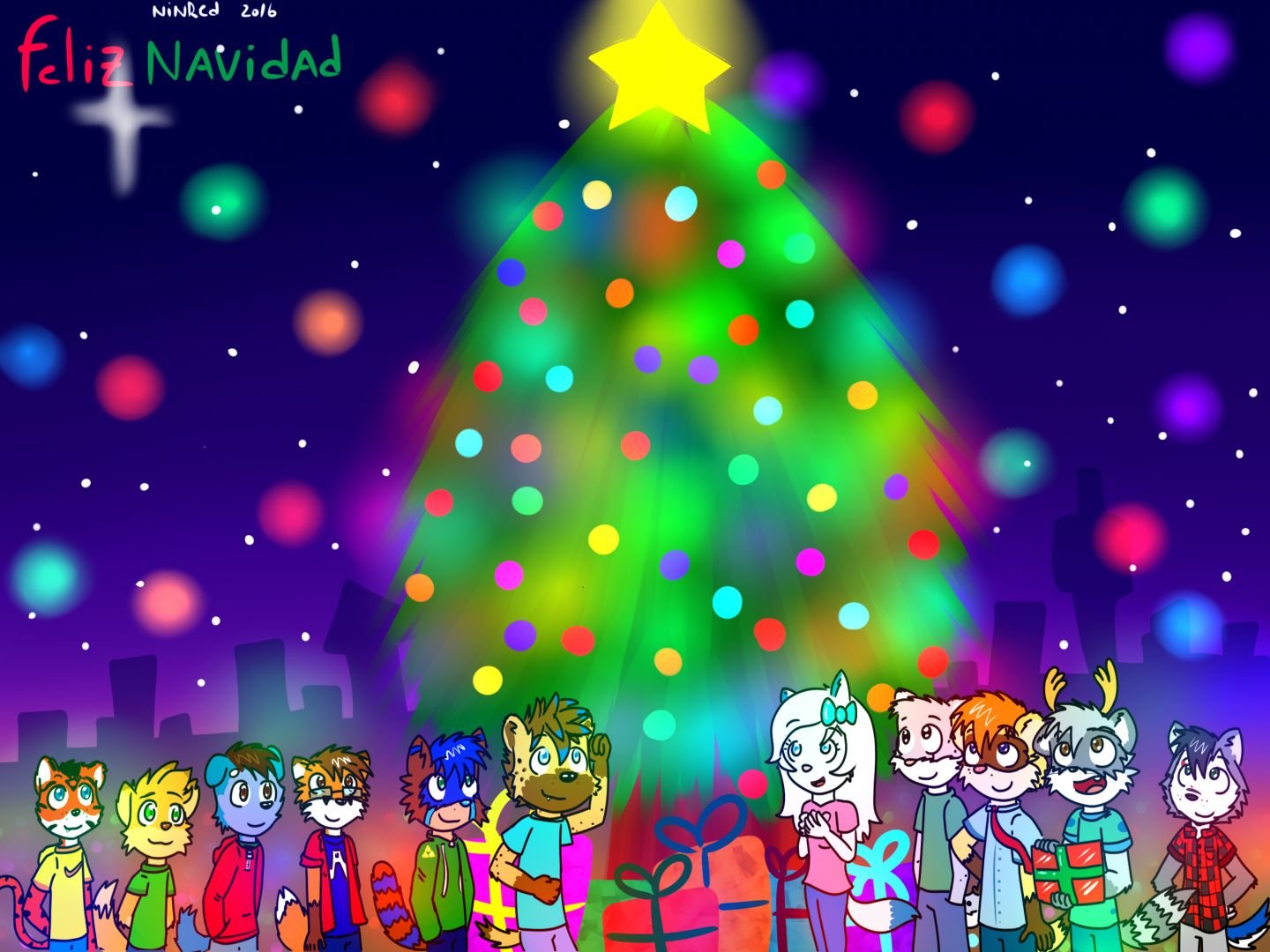 navidad furry