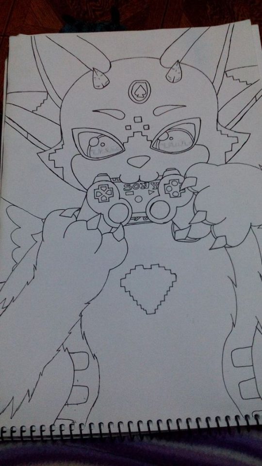 Este dibujo fue echo por mi para una