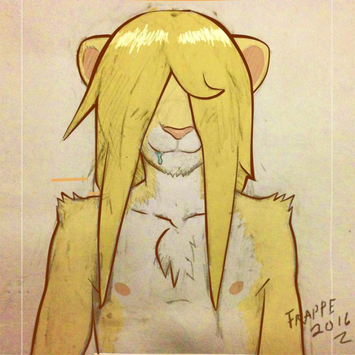Un león