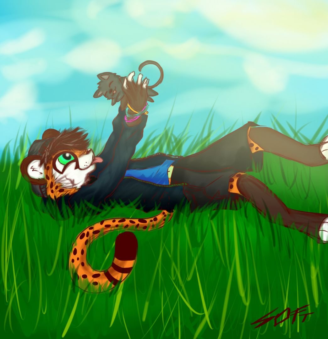 art trade para Nicky, me diverti mucho haciendolo