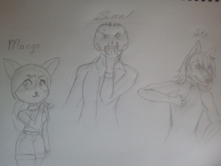 Dibujo inspirado en conversaciones con este par de