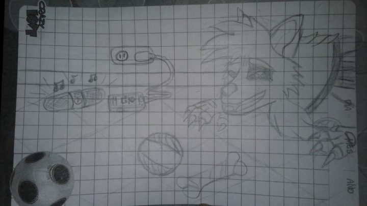 un momento de descanso (prueba en el colegio)