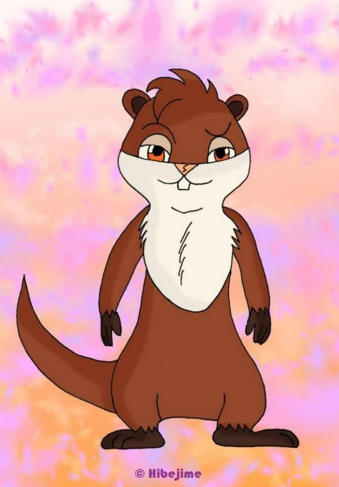 este es mi fursona. es una nutria pues