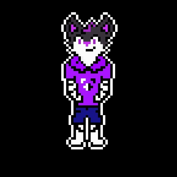 aqui esta mi fursona en pixeles :3 att.kadeki