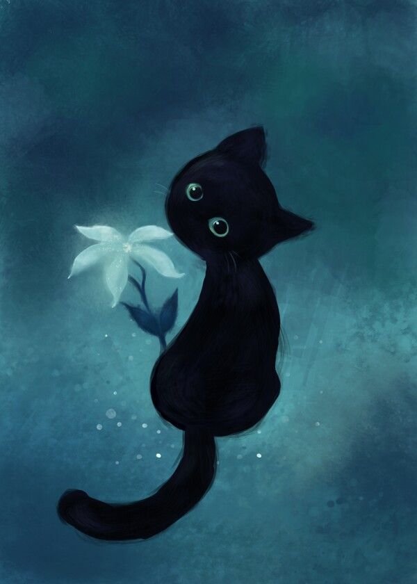 Gatito negro :3