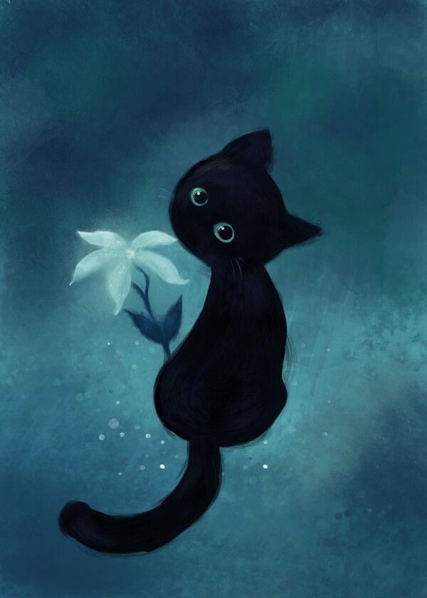 Gatito negro :3