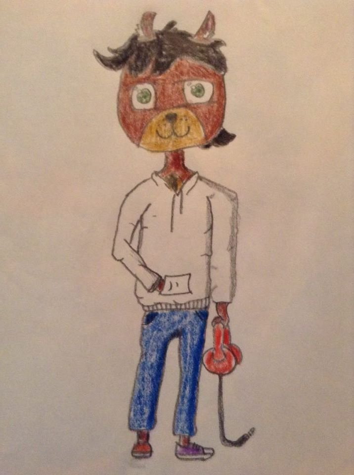 un furry perro
