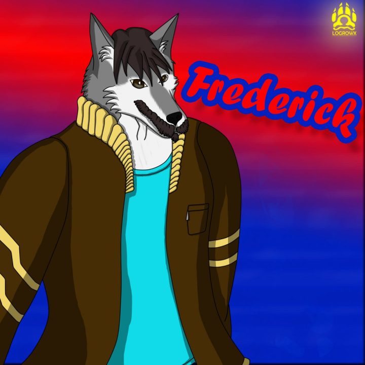 dibujo que hice para mi amigo iDrawnwolf de su fursona frederick esperé que le gustase ^ w ^