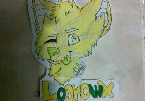 un bonito y muy bien echo dubujo de mi fursona echo por mi amiga amanezch a la que le agradezco mucho el detalle