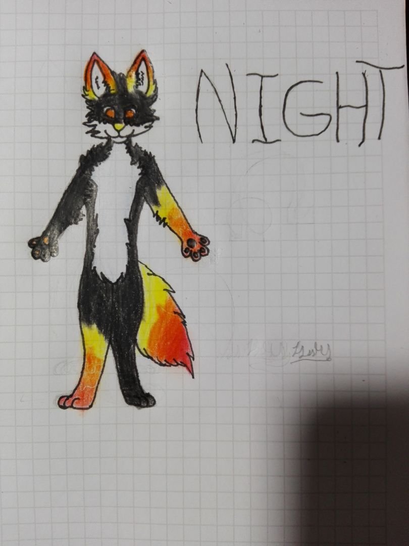 por fin!! un dibujo de mi fursona