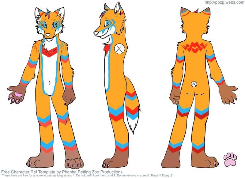 La Ref. de mi fursona.