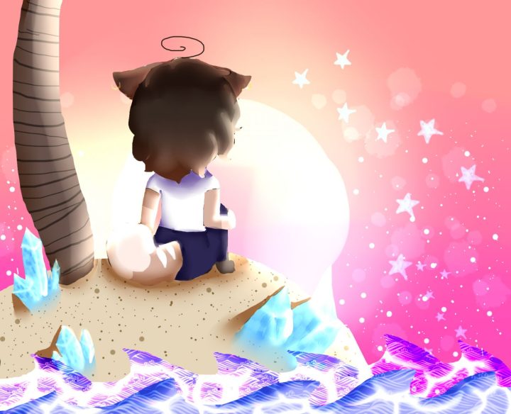Es un dibujo muy viejo de mi fursona