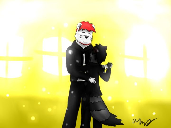 holi, aqui hice un dibujo de dos personas