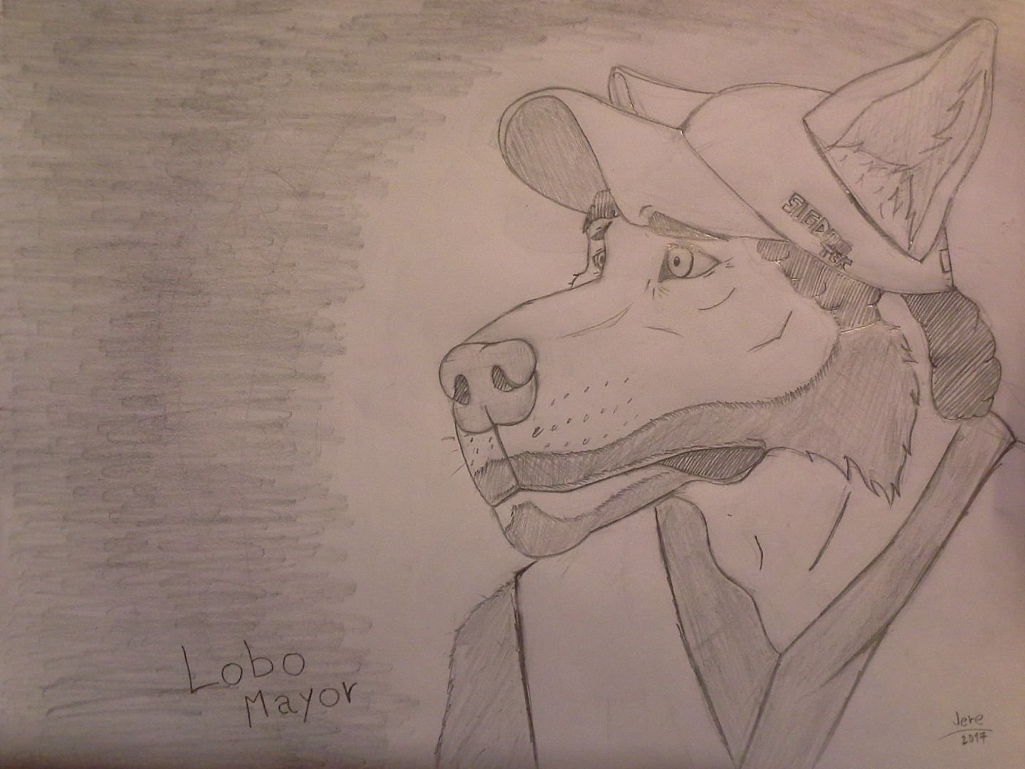 este dibujo lo hice escuchando la canción de