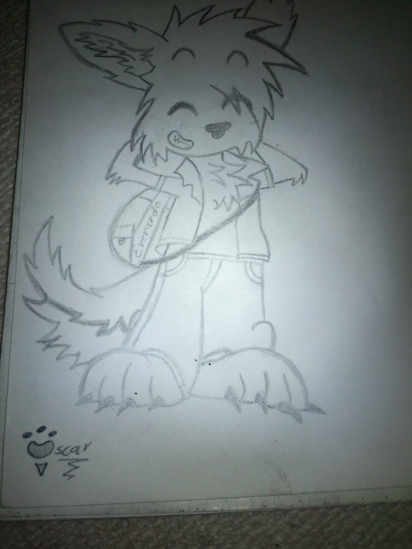 Un dibujo dedicado para mi hermano