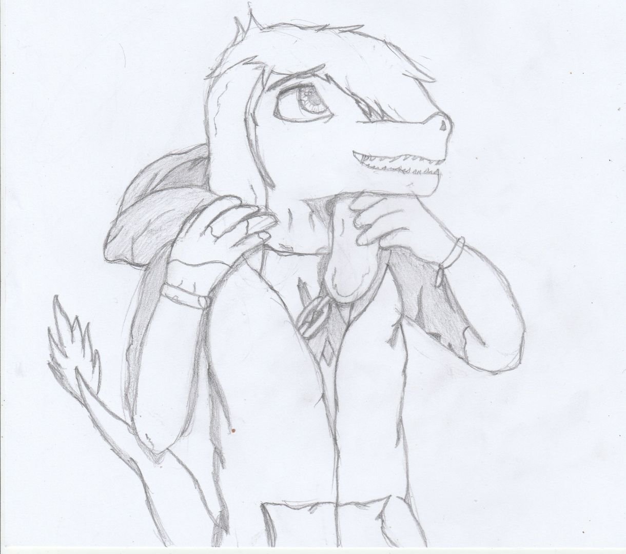 Un dibujo blanco y negro xd