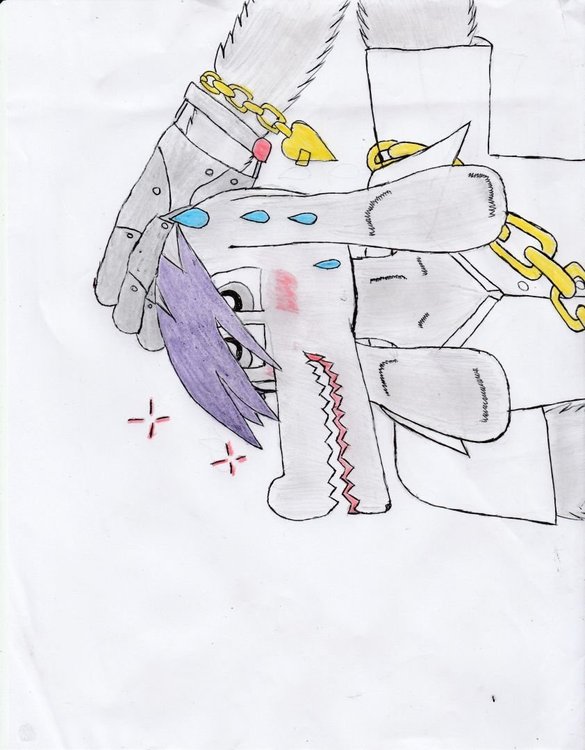 Séptimo dibujo, empecé a probar cosas nuevas.