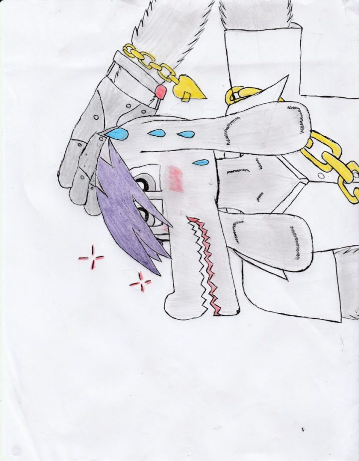 Séptimo dibujo, empecé a probar cosas nuevas.